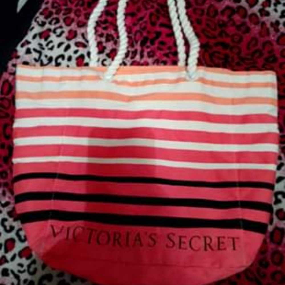 Victoria's secret pink beach bag